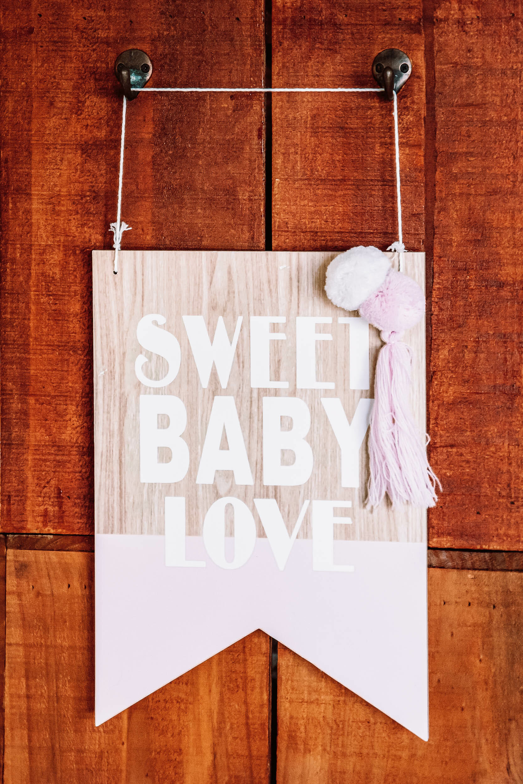 newborn girl nursery detail