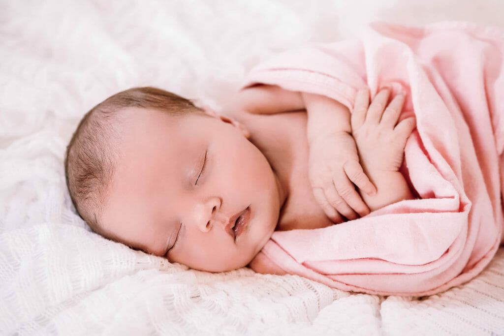 newborn baby girl